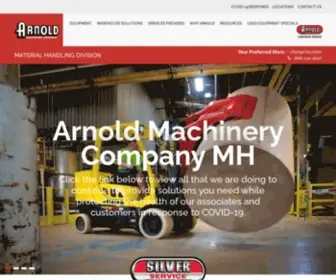 Arnoldmachinerymh.com(Arnold Machinery) Screenshot