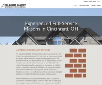 Arnoldmasonry.com(Rick Arnold Masonry) Screenshot