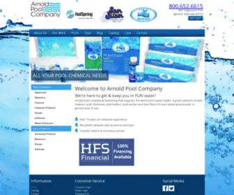 Arnoldpoolcompany.com(Arnold Pool Company) Screenshot