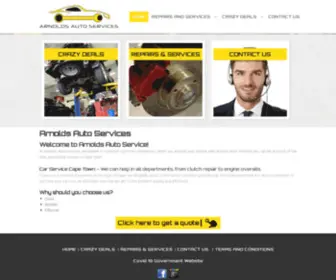 Arnoldsautoservices.co.za(Arnolds Auto Services) Screenshot