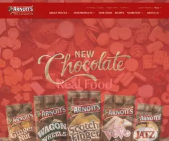 Arnotts.com(Arnott's) Screenshot