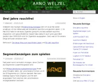 Arnowelzel.de(Arno Welzel) Screenshot