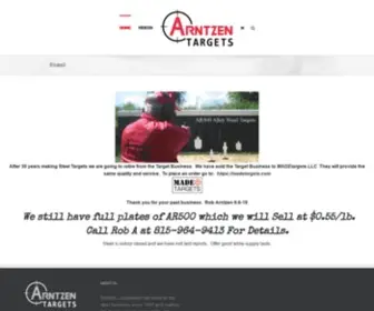 Arntzentargets.com(Arntzen Targets) Screenshot