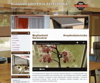 Arnyekolastechnika.com(⧉) Screenshot