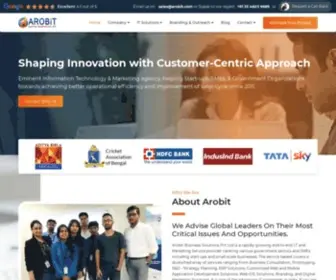 Arobit.com(Obtain top notch IT service with Mobile App Development Agency India. Arobit) Screenshot