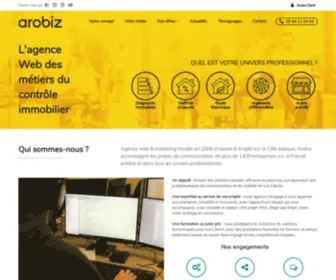 Arobiz.com(Agence Web & marketing) Screenshot