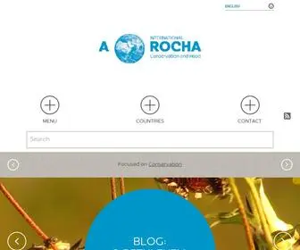 Arocha.org(A Rocha International) Screenshot