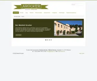 Arocker.at(Weinhof Arocker) Screenshot