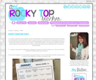 Arockytopteacher.com(A Rocky Top Teacher) Screenshot