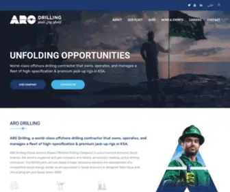 Arodrilling.com(ARO Drilling) Screenshot