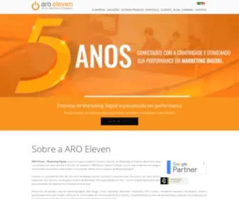 Aroeleven.com.br(A ARO Eleven) Screenshot