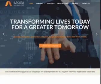 Arogacorp.com(Aroga Holdings Corp) Screenshot