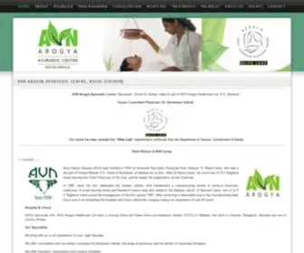 Arogyaayurvediccentre.com(Arogya Ayurvedic Center) Screenshot