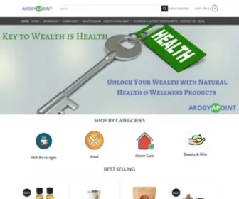 Arogyapoint.com(Natural Health & Wellness Products for Non Toxic) Screenshot