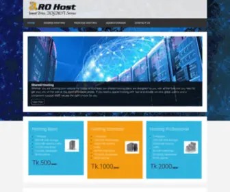 Arohost.com(ARO Host) Screenshot