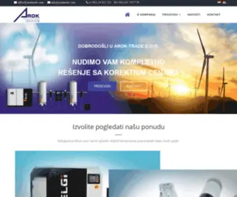 Aroktrade.com(Preduzeće Arok) Screenshot