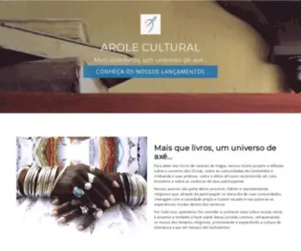 Arolecultural.com.br(Arole Cultural) Screenshot