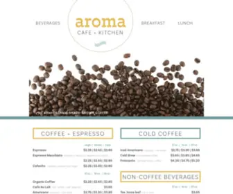 Aroma-Cafe.com(Aroma Cafe) Screenshot