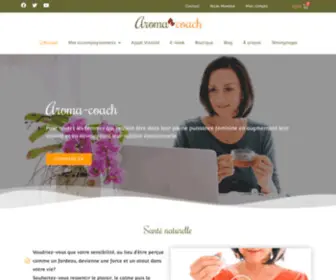 Aroma-Coach.com(Un site utilisant WordPress) Screenshot