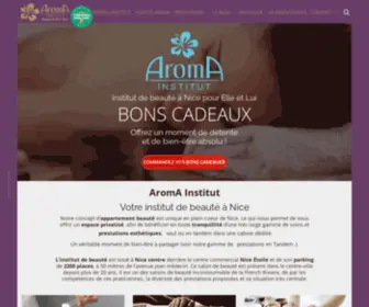 Aroma-Institut.com(Aroma Institut de beauté à Nice) Screenshot