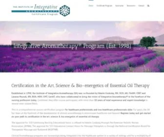 Aroma-RN.com(Institute of Integrative Aromatherapy®) Screenshot