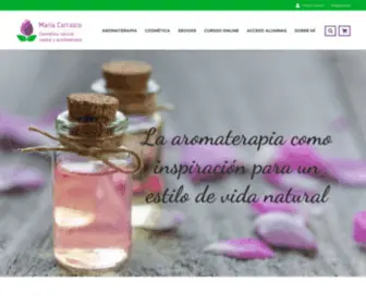 Aroma-Terapia.es(Blog de aromaterapia y cosmética natural) Screenshot