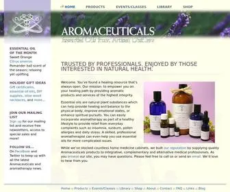 Aromaceuticals.com(Essential Oils from Artisan Distillers) Screenshot