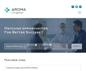 Aromacitygroup.com(Aroma City Group) Screenshot