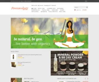 Aromacologyonline.com(Vegan Botanical Based Skin Care Products) Screenshot