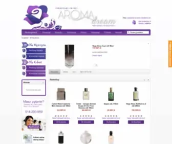 Aromadream.eu(Perfumeria internetowa Warszawa) Screenshot