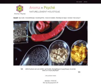 Aromaetpsyche.com(Aromaetpsyche) Screenshot