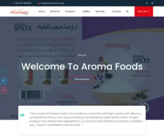 Aromafoods.pk(Aroma Foods) Screenshot