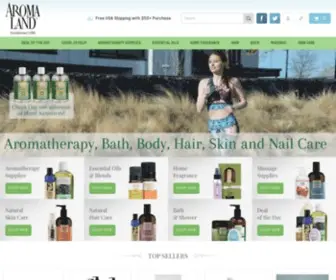 Aromaland.com(Aromatherapy) Screenshot