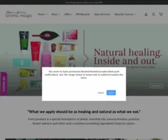 Aromamagic.com(Domain misconfigured) Screenshot