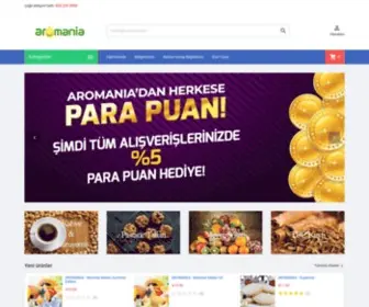 Aromania.com.tr(Online Aroma Mağazanız) Screenshot