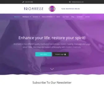 Aromansse.com(Yoga) Screenshot