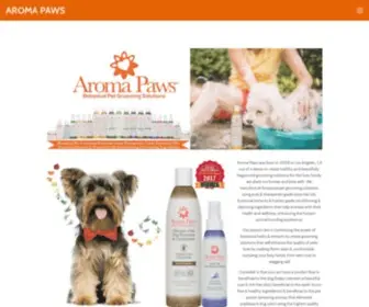 Aromapaws.com(Aroma Paws) Screenshot