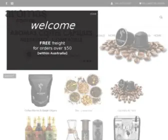 Aromas.com.au(Aromas Coffee Roasters Brisbane) Screenshot