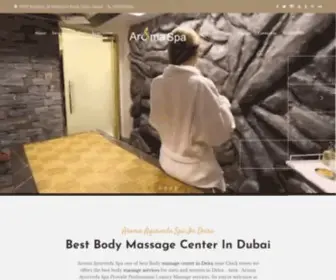 Aromaspa-Deira.com(Best Body Massage Center in Dubai) Screenshot