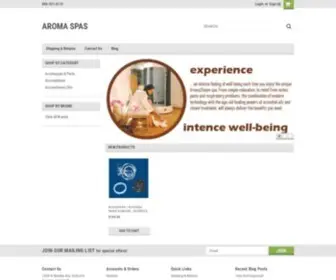 Aromaspas.com(Aroma Spas) Screenshot