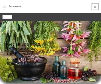 Aromasure.com(Home) Screenshot