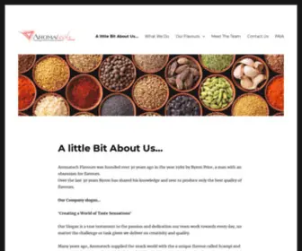 Aromatech.co.za(Creating a world of taste sensations) Screenshot