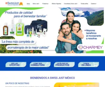 Aromaterapiaswiss.com(Swiss Just México) Screenshot