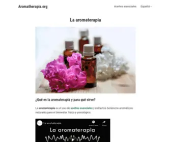 Aromatherapia.org(La aromaterapia) Screenshot
