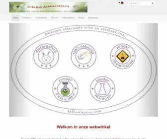 Aromatherapiewebwinkel.com(Anthémis aromatherapie) Screenshot