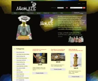 Aromaticattars.com(Aromatic Attars and Oils) Screenshot