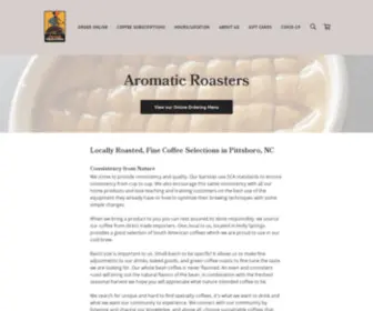 Aromaticroasters.com(Specialty Coffee Roaster & Cafe) Screenshot