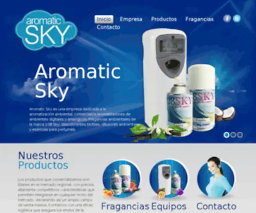 Aromaticsky.com.ar(Aromatic Sky) Screenshot