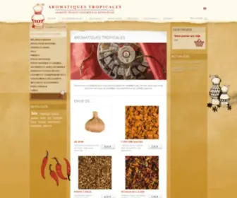 Aromatiques.com(Vente) Screenshot