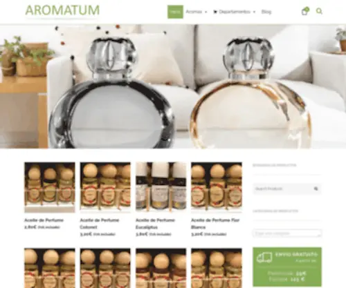 Aromatums.com(Inicio) Screenshot